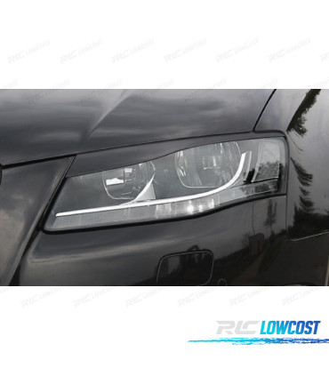 PESTAÑAS DE FAROS AUDI A4 B8 B81 8K 07-11