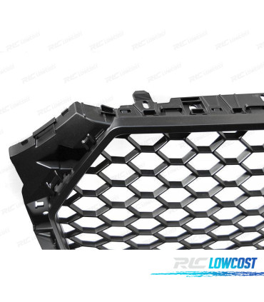 PARRILLA AUDI A4 B9 15-19 LOOK RS NEGRO MATE