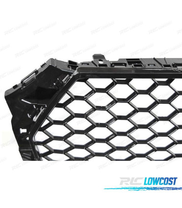 PARRILLA AUDI A4 B9 15-19 LOOK RS NEGRO BRILLO