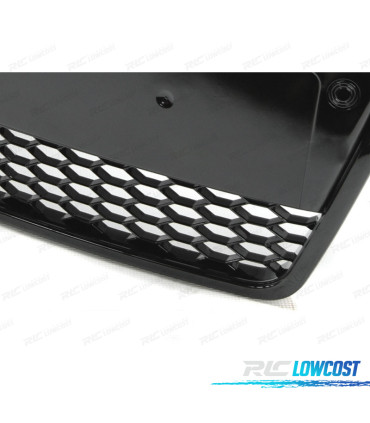 PARRILLA AUDI A6 C6 04-08 LOOK RS NEGRO BRILLO