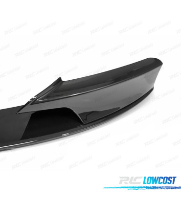 SPOILER LIP BMW F30 F31 LOOK M PERFORMANCE NEGRO BRILLO