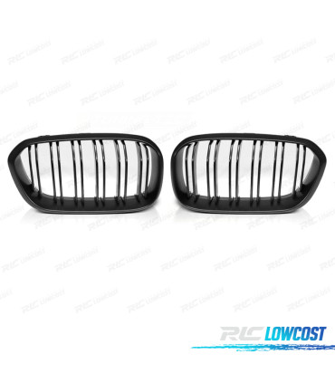 PARRILLAS BMW F20 F21 LCI 15-19 DOBLE LAMA NEGRO MATE