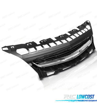 PARRILLA OPEL ASTRA J 12-15 NEGRO CROMADO