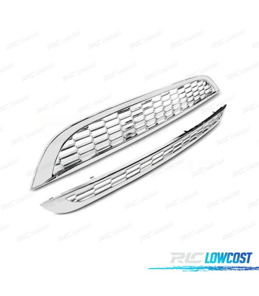 PARRILLA MINI COOPER R50 R53 01-06 S TYPE CROMADA