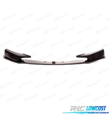 SPOILER LIP FRONTAL BMW F20 F21 11-15 LOOK M PERFORMANCE NEGRO BRILLO