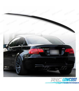 ALERON SPOILER BMW E92 06-14 LOOK M NEGRO BRILLO