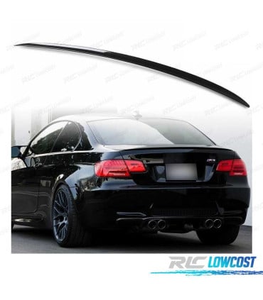 ALERON SPOILER BMW E92 06-14 LOOK M NEGRO BRILLO