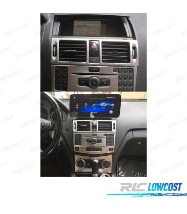 RADIO GPS ANDROID 12 PARA MERCEDES C W204 07-10