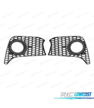 REJILLAS ANTINIEBLA BMW F30 F31 LOOK M3 NEGRO MATE