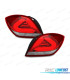 PILOTOS OPEL ASTRA H GTC 05-10 CARDNA LED ROJO PLATEADO TRANSPARENTE