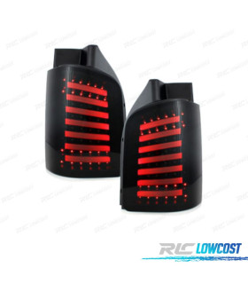 PILOTOS CARDNA PARA VOLKSWAGEN VW T5 03-09 2P LIGHT BAR DINAMIC NEGRO AHUMADO