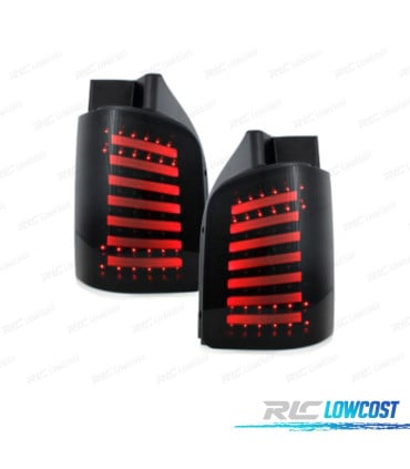 PILOTOS CARDNA PARA VOLKSWAGEN VW T5 03-09 2P LIGHT BAR DINAMIC NEGRO AHUMADO