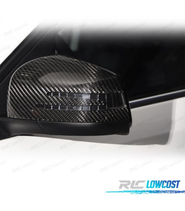 CARCASAS ESPEJOS RETROVISORES CARBONO MERCEDES CLASE A B C E S CLA GLK GLA 06-18