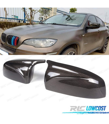 CARCASAS ESPEJO BMW X5 E70 X6 E71 08-13 LOOK M CARBONO