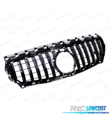 PARRILLA MERCEDES CLA W117 13-16 LOOK AMG GTR NEGRO BRILLO