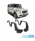 KIT CARROCERIA MERCEDES CLASE G W463 LOOK AMG G65 PDC PARAGOLPES FRONTAL + 4 ALETINES