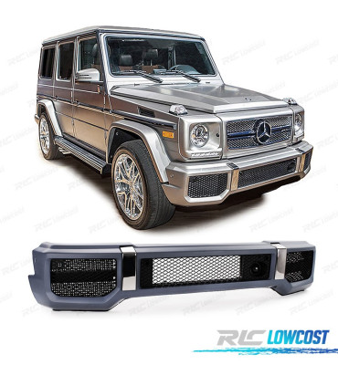 KIT CARROCERIA MERCEDES CLASE G W463 LOOK AMG G65 PDC PARAGOLPES FRONTAL + 4 ALETINES