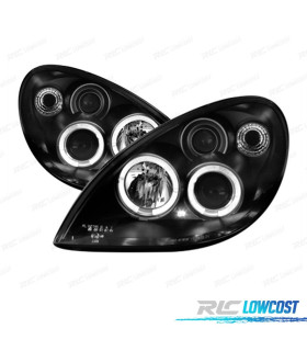 FAROS PARA CITROEN XSARA 99-04 OJOS ANGEL FONDO NEGRO