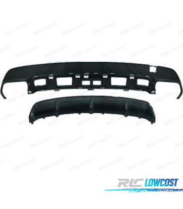 DIFUSOR MERCEDES CLA C117 DOBLE SALIDA LOOK AMG CLA45