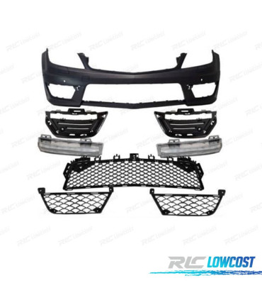 PARAGOLPES DELANTERO MERCEDES CLASE C W204 11-14 LOOK AMG C63 PDC