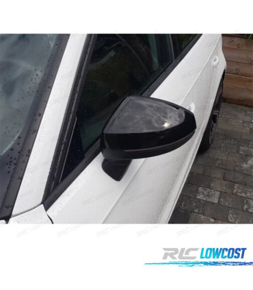 CARCASAS ESPEJO AUDI A3 S3 RS3 8V 13-19 NEGRO BRILLO
