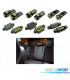 KIT 13 BOMBILLAS LED INTERIOR PARA SEAT LEON MK1 1 M 1M1 HATCHBACK 99-06