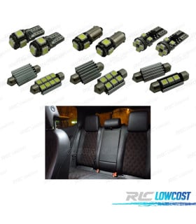 KIT 13 BOMBILLAS LED INTERIOR PARA SEAT LEON MK1 1 M 1M1 HATCHBACK 99-06