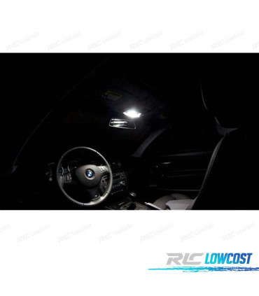 KIT 8 BOMBILLAS LED INTERIOR BMW 1 SERIE F20 F21 116I 118I 120I 120D 125D 125I M135I 12-14
