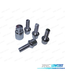 TORNILLOS ANTIRROBO ESFÉRICOS 12X1.50X28MM