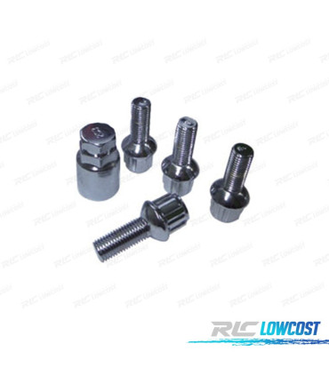 TORNILLOS ANTIRROBO ESFÉRICOS 12X1.50X28MM