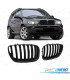 PARRILLA BMW X5 E53 LCI 04-06 NEGRO BRILLO LOOK M PEFORMANCE
