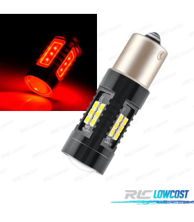 BOMBILLA LED P21W ROJA CANBUS
