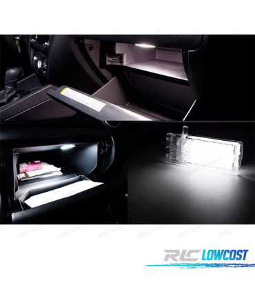 PLAFONES LED DE GUANTERA O MALETERO BMW E46 E90 X5 E53 E81 E82 E83 X3 E84 X1 E87 E92 MINI COOPER R50 R55 R56 R57 R6