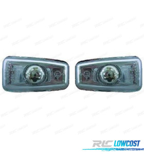 INTERMITENTES LATERALES CITROEN SAXO PEUGEOT 106 306 CRISTAL CLARO CROMADO