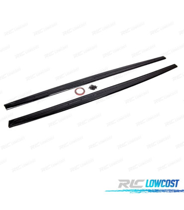 AÑADIDOS TALONERAS BMW F30 F31 11-15 LOOK M PERFORMANCE NEGRO BRILLO