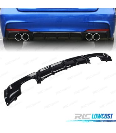 DIFUSOR BMW F30 F31 15- LOOK M PERFORMANCE NEGRO BRILLO