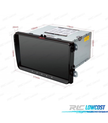RADIO GPS ANDROID 10 QUAD CORE 16GB ROM 9 PULGADAS