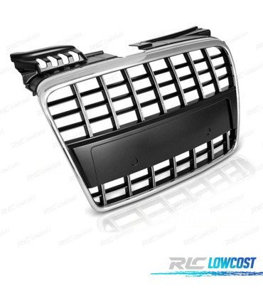 PARRILLA AUDI A4 B7 04-07 LOOK S LINE CROMO