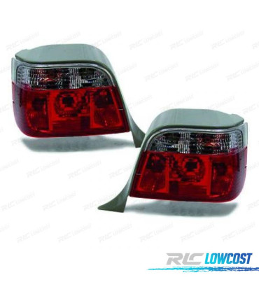 PILOTOS BMW E36 TOURING 90-99 ROJO CROMO