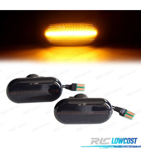 INTERMITENTES NISSAN OPEL MOVANO VIVARO RENAULT CLIO MEGANE TWINGO SCENIC LATERALES LED DINAMICOS AHUMADO