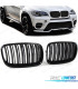 PARRILLAS BMW X5 X6 E70 E71 07-14 LOOK M NEGRO BRILLO