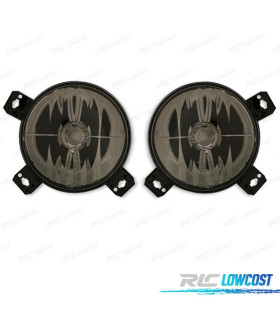 FAROS VOLKSWAGEN VW GOLF MK1 + MK2 83-91 AHUMADO FONDO CROMO