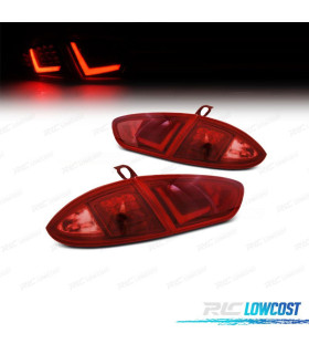 PILOTOS SEAT LEON 1P 09-12 LIGHT BAR ROJO FACELIFT LOOK