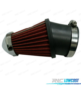 FILTRO ADMISIÓN DIRECTA ROJO PEQUEÑO UNIVERSAL