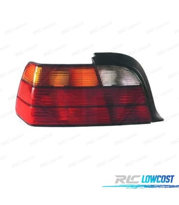 PILOTO IZQ PARA BMW E36 COUPE ROJO BLANCO AMBAR