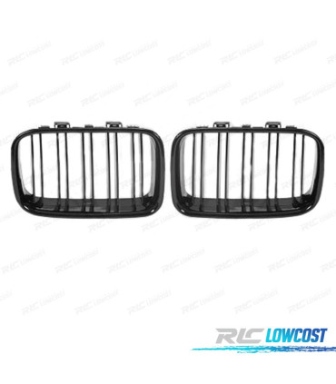 PARRILLA DOBLE BMW E36 91-96 NEGRO BRILLO