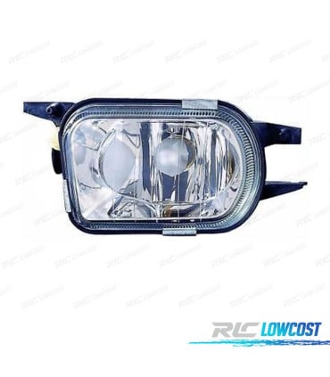 FARO ANTINIEBLA IZQ PARA MERCEDES W203 00-02, SLK 00-04 CRISTAL CLARO CROMO