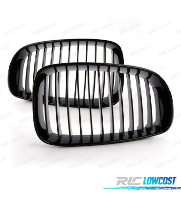 PARRILLAS BMW E81 E87 E82 E88 07-11 LOOK 1M NEGRO BRILLO