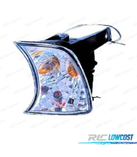 INTERMITENTES FRONTALES BMW E34 88-95 CRISTAL CLARO CROMADO + LUZ POSICIÓN