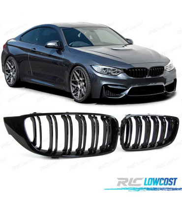 PARRILLA BMW F32 F33 F36 LOOK M4 NEGRO BRILLO